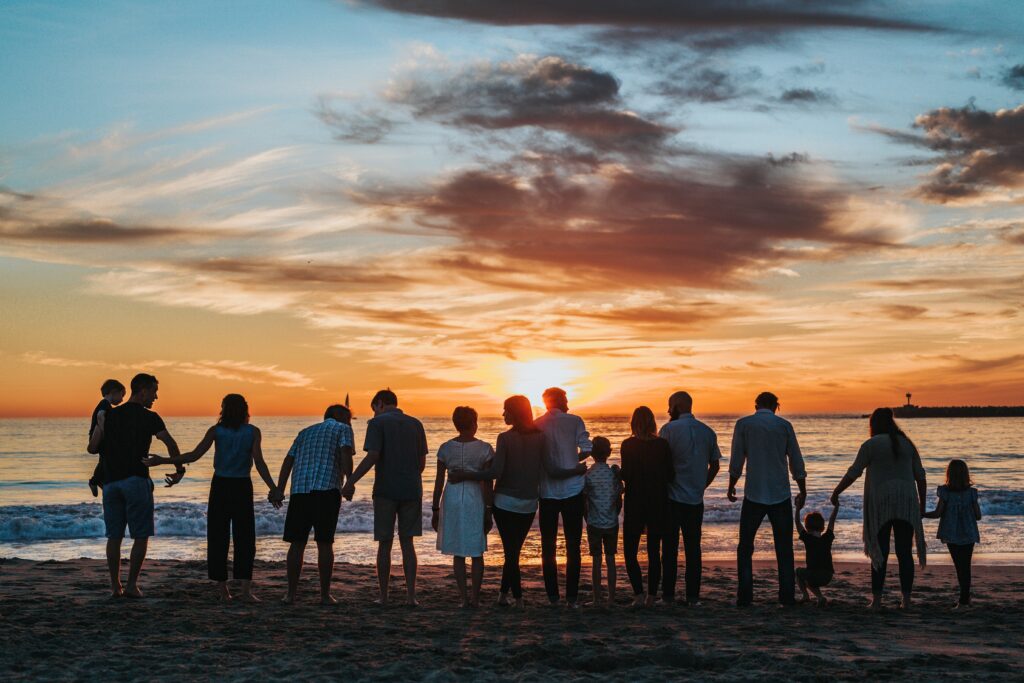 family on beach; family opportunity loans